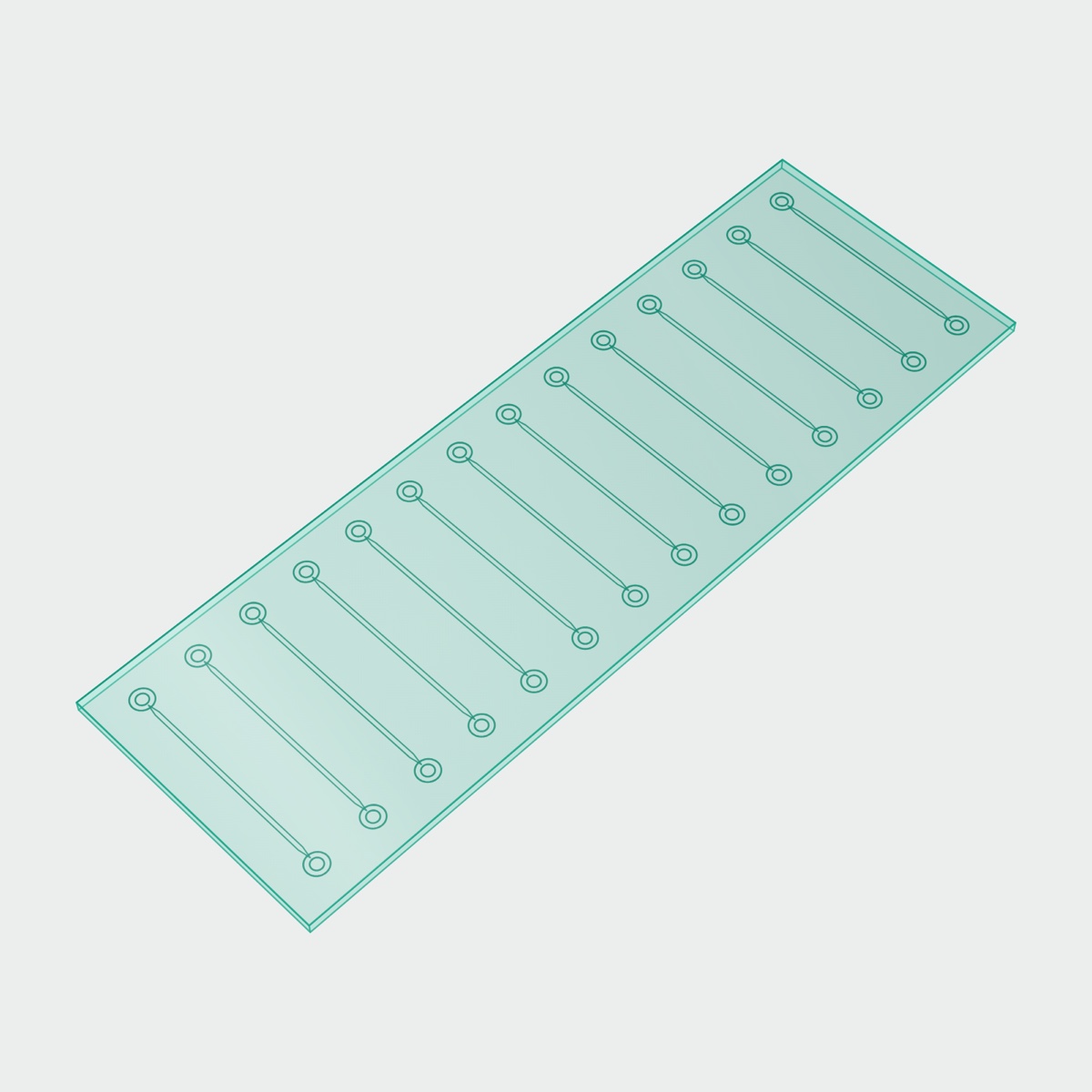 Nanoparticle screening chip collectors